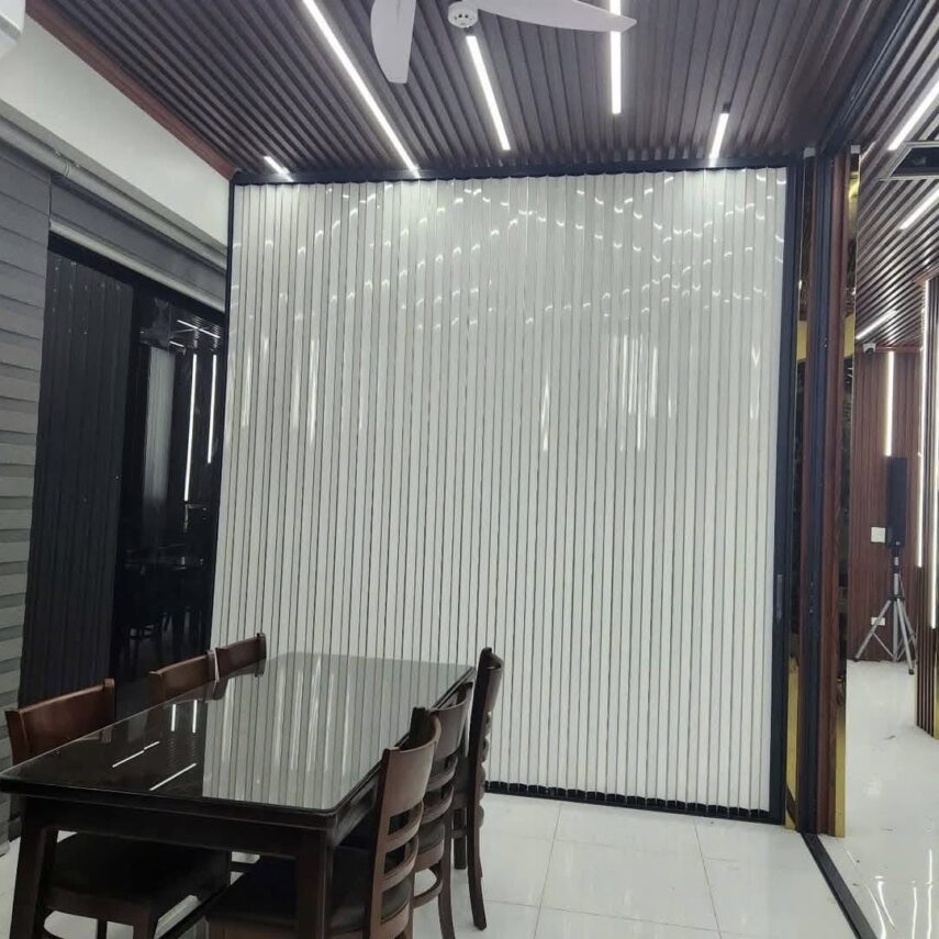 CỬA XẾP LÁ NHÔM HÀ ĐÔNG HÀ NỘI