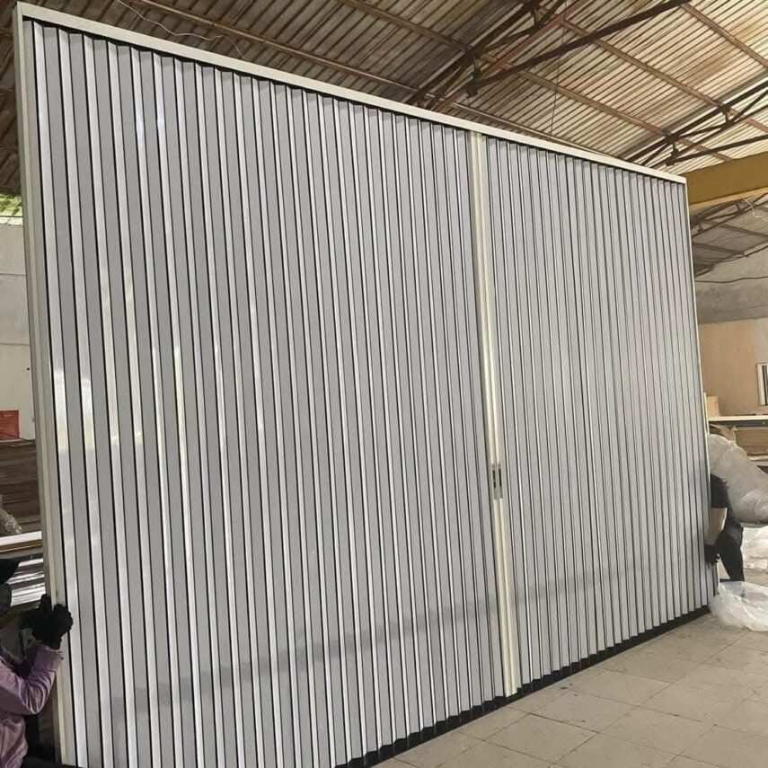 CỬA XẾP LÁ NHÔM HOÀNG MAI HÀ NỘI