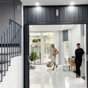 CỬA XẾP LÁ NHÔM HOÀNG MAI HÀ NỘI