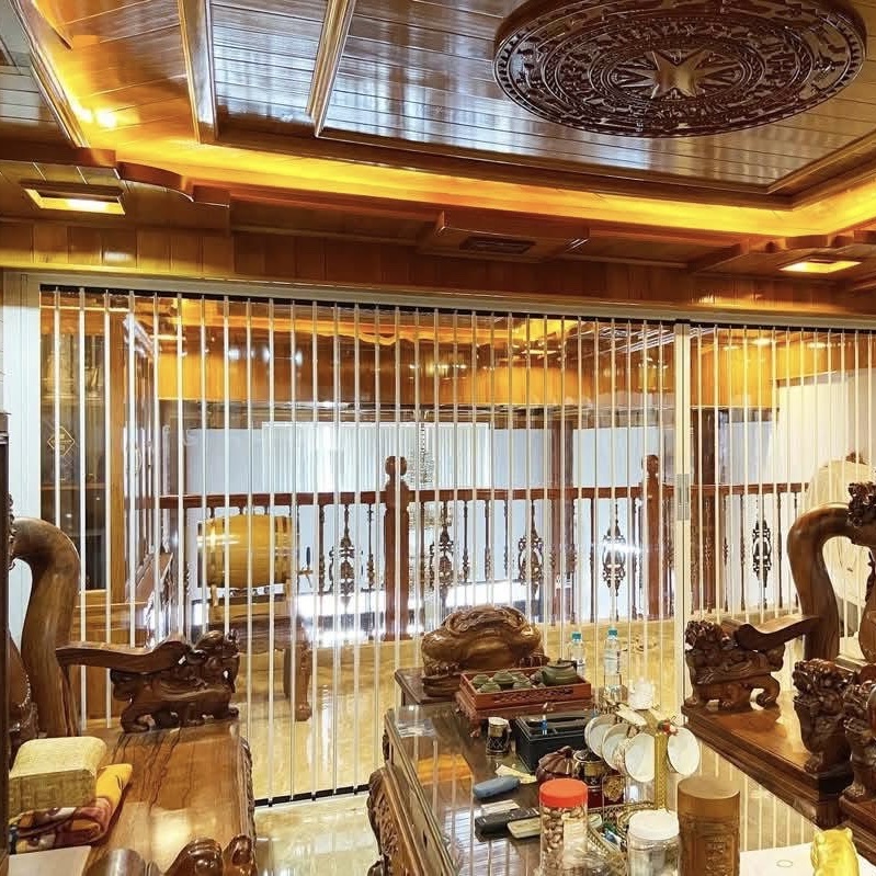 CỬA XẾP LÁ NHỰA TẠI HOÀNG MAI