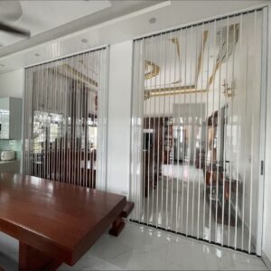 CỬA XẾP LÁ NHỰA TẠI HOÀNG MAI
